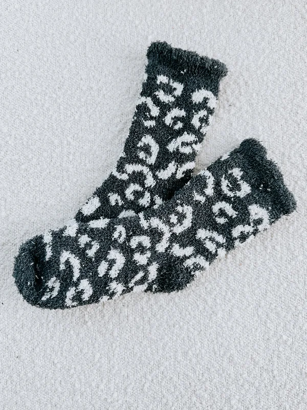 Leopard Luxe Cozy Socks