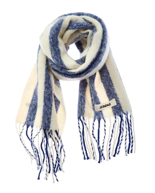 Jacquemus The Carro Mohair & Wool-Blend Scarf