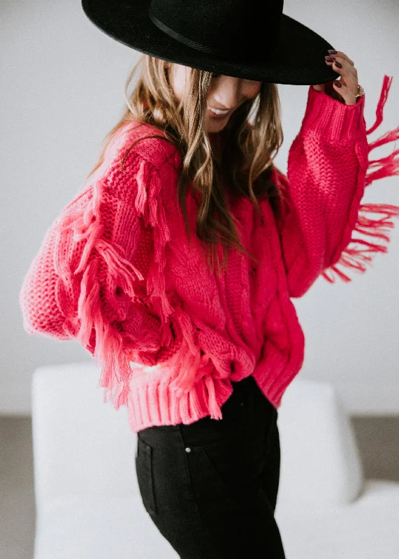 Davis Fringe Sweater