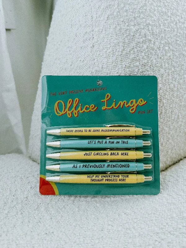 Office Lingo Pen Sets