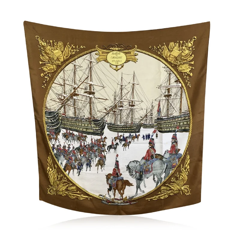 Hermes Vintage Silk Scarf Carre 90