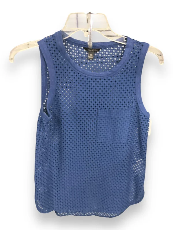 Top Sleeveless By Banana Republic In Blue, Size: Xs