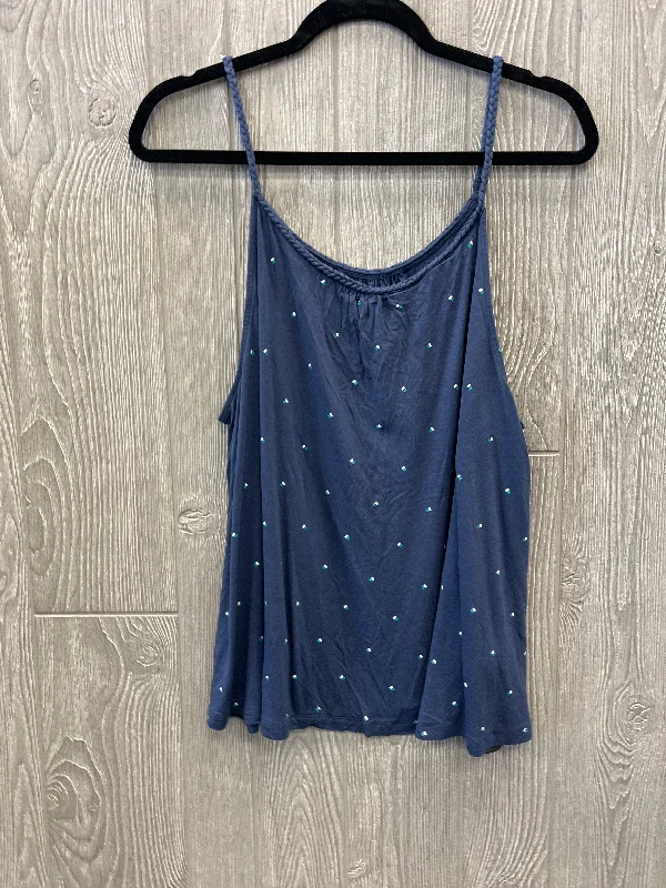 Top Sleeveless By Luxe In Blue, Size: Xl