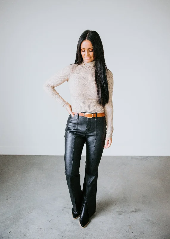 Lexia Ribbed Turtleneck Sweater