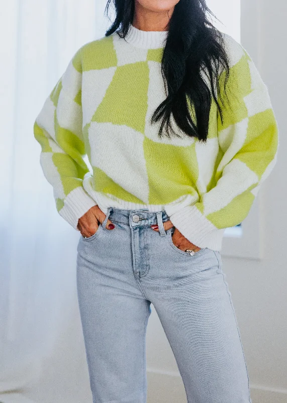 Mila Checkered Sweater