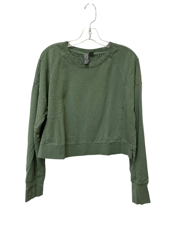 Athletic Sweatshirt Crewneck By Sweaty Betty In Green, Size: Xl