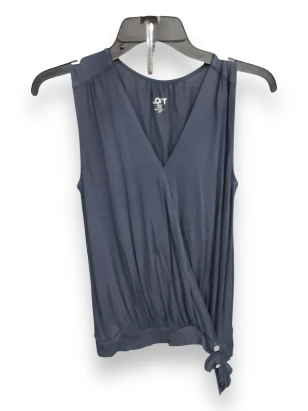 Top Sleeveless Basic By Loft In Navy, Size: Xsp