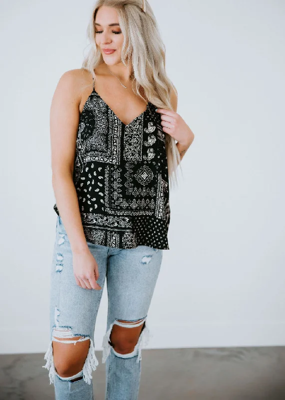 Mariella Paisley Tank