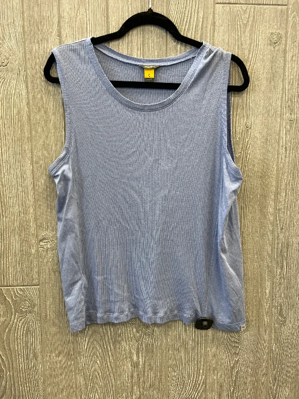 Top Sleeveless By Eddie Bauer In Blue, Size: Xl