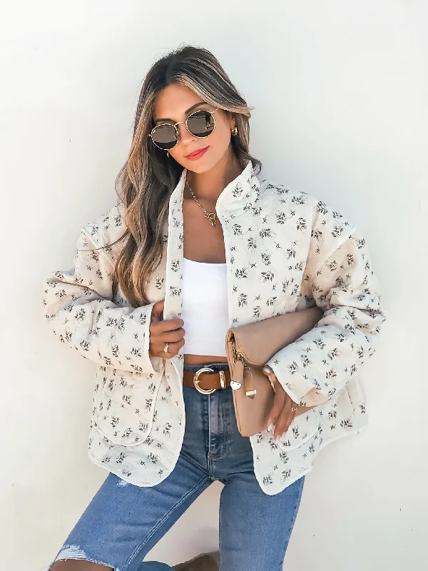 Aubrette Floral Quilted Jacket