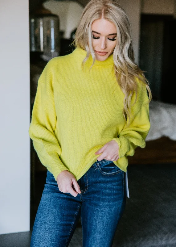 Lennon Ribbed Turtleneck Sweater