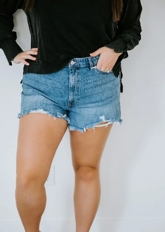 Curvy Kendra Denim Shorts