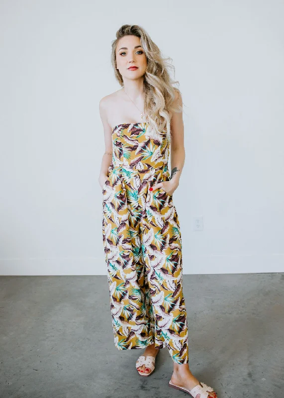 Paradise Found Strapless Jumpsuit