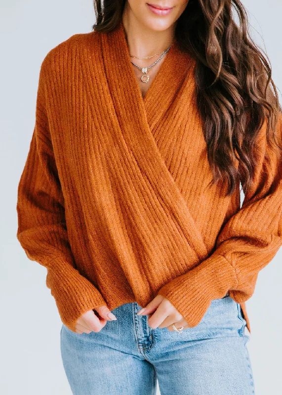 Jerica Surplice Sweater