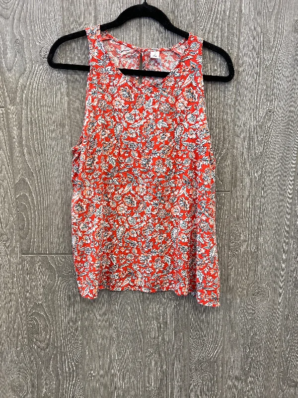 Top Sleeveless By Old Navy In Red, Size: Xl