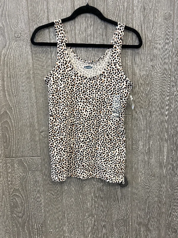 Top Sleeveless By Old Navy In Animal Print, Size: S