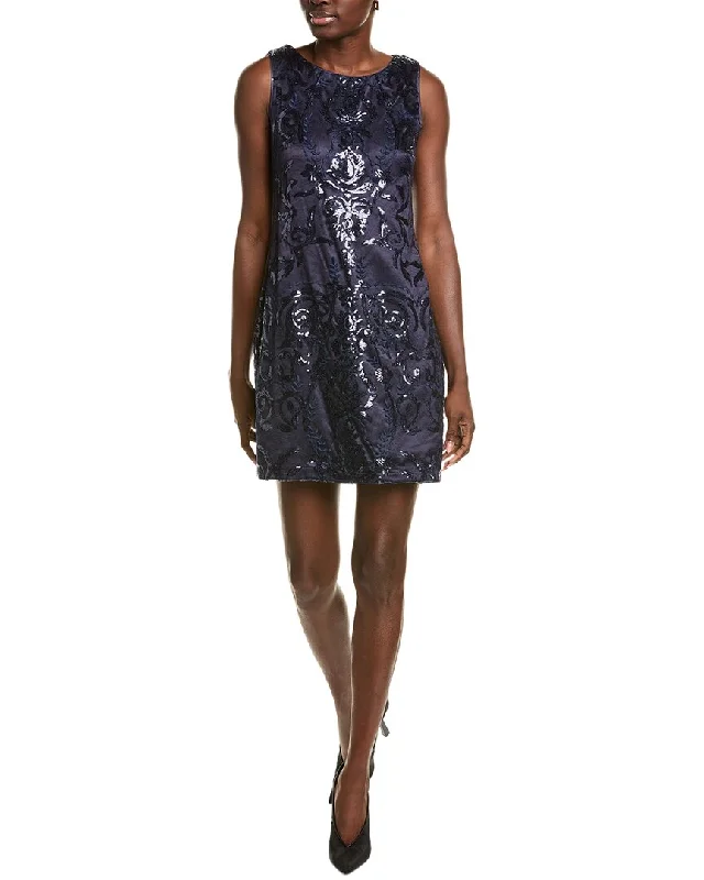 Vince Camuto Sequin Printed Mini Dress