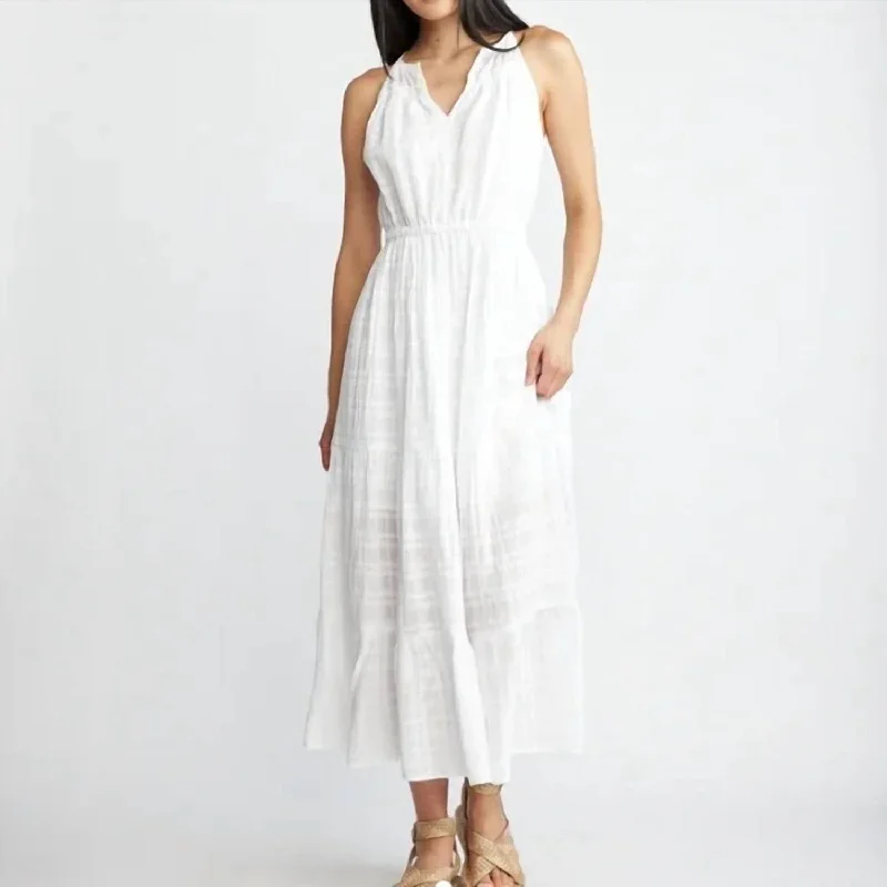 Malibu Maxi Dress In White