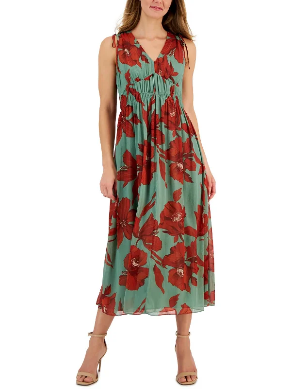 Womens Chiffon Maxi Dress