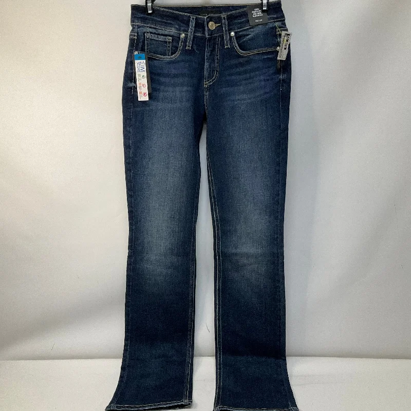 Jeans Boot Cut By Silver In Blue Denim, Size: 2