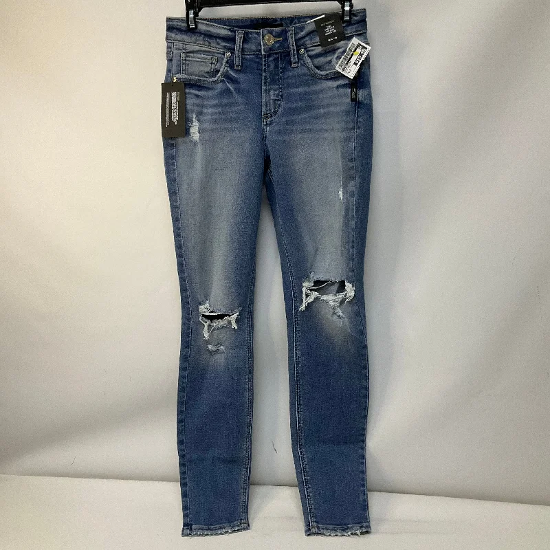 Jeans Skinny By Silver In Blue Denim, Size: 2