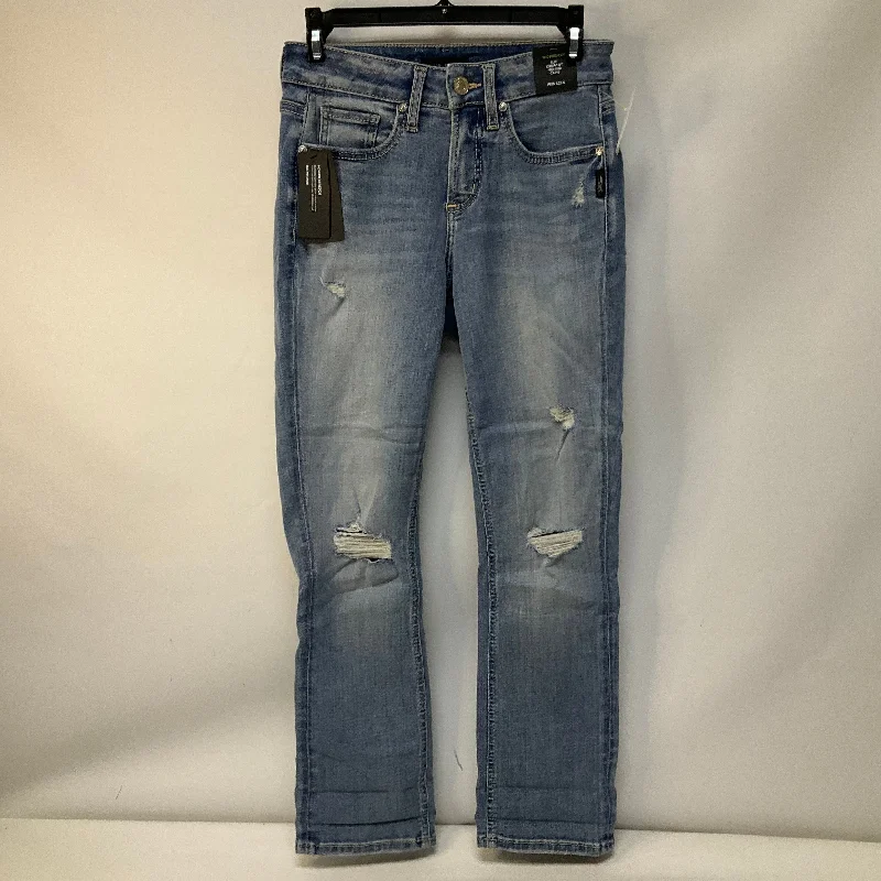 Jeans Skinny By Silver In Blue Denim, Size: 2