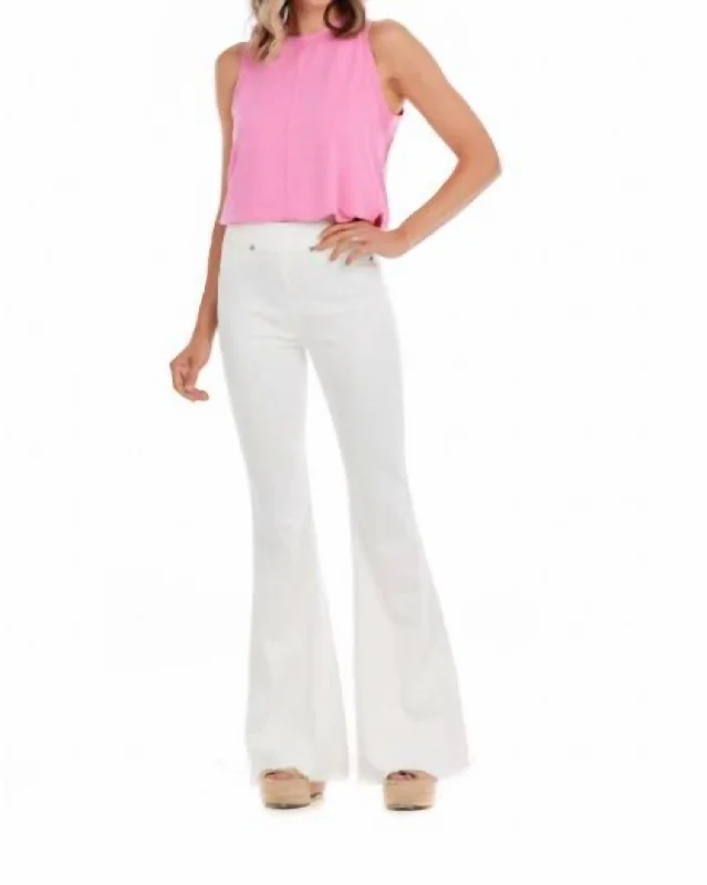 Lyla Flare Jeans In White