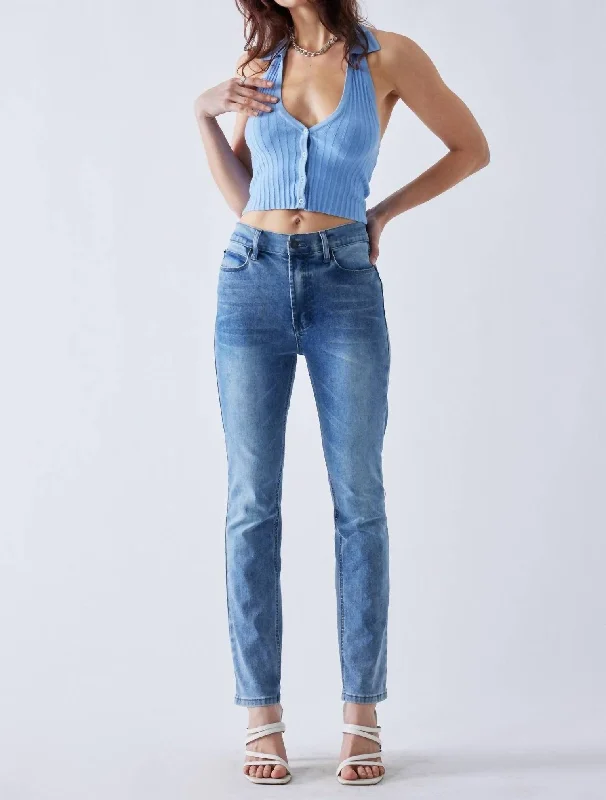 Round And Round Jeans In Medium Wash