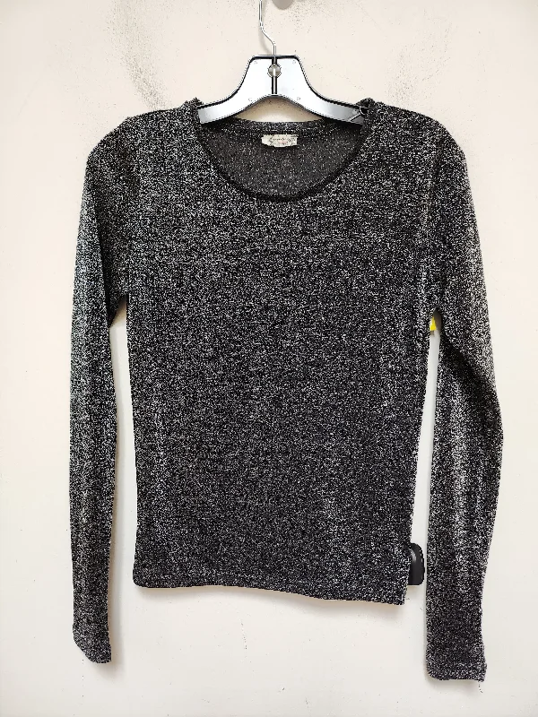 Top Long Sleeve Basic By Free People In Silver, Size: S