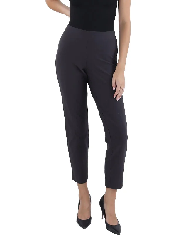 Womens Mid-Rise Work Wear Ankle Pants