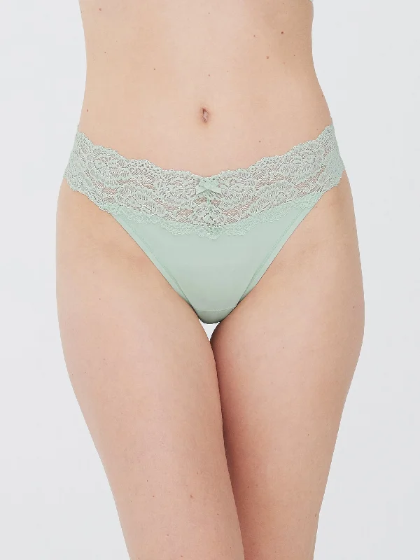 Goddess Lace Trim Thong