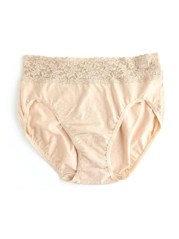 Plus Size Supima® Cotton French Brief Chai