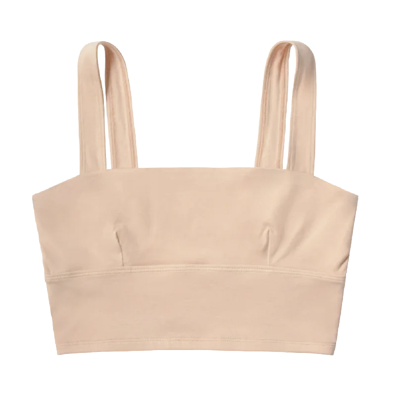 Square Neck Bralette in Ada Nude